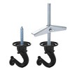 Unique Bargains Zinc Alloy Ceiling Utility Hooks and Hangers with Hardware 2 Pcs - 3 of 4