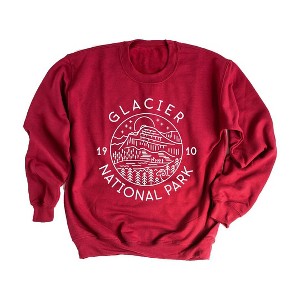 Simply Sage Market Women's Graphic Sweatshirt Glacier National Park - 1 of 3