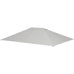 Aghana Digitals 10'x13' Light Gray Gazebo Canopy Replacement Roof for 84C-116 Series with UV - 1 of 4