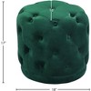 Meridian Furniture,Harper Velvet Ottoman/Stool - 3 of 4