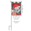 Dicksons Magnolia Garden Outdoor Flag Decoration For Garden, Yard, Or Walkway Standard 13 x 18, Weather Resistant Polyester, Santa Merry Christmas - 2 of 2