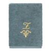 Linum Home Textiles 100% Turkish Cotton MONICA Gold Thread 3PC Embellished Towel Set - 4 of 4