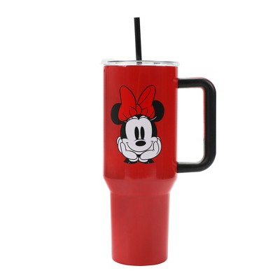 Disney Classic Minnie Mouse 40 Oz Stainless Steel Tumbler