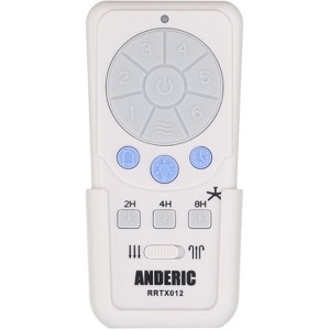 Anderic RRTX012 Replacement Ceiling Fan Remote Control for Harbor Breeze A25-TX012, A25-TX025 - 1 of 4