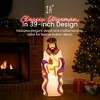 Union Products 74130 39" LED Wiseman #2 Blow Mold Lighted Christmas Decoration - 4 of 4