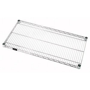 Quantum Storage Systems Wire Shelf, 42"W X 12"D, 600 - 800 Lb. Capacity, Chrome Plated Finish, Nsf - 1 of 2