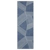 Modern Geometric Area Rug Washable Rug with Non Slip Rubber Backing Soft Non Shedding Carpet, Indoor Low Pile Thin Foldable Mat - 4 of 4