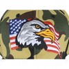 Alilang Embroidered American Eagle Baseball Cap with Patriotic Flag Design - 3 of 4