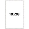 PosterPalooza | Textured White Picture Frame - UV Acrylic, Foam Board Backing, Hanging Hardware - 2 of 4