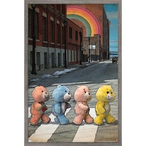 Trends International Care Bears - Abbey Road Framed Wall Poster Prints - 1 of 4