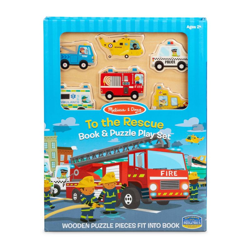 Melissa &#38; Doug Book &#38; Puzzle Play Set: To the Rescue, 4 of 11
