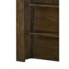 Royal Hampton 26 Inch Pier Bookcase with 2 Shelves, Solid Wood, Antique Oak Brown - 4 of 4