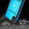 Reiko iPhone X/iPhone XS Metallic Front Cover Case in Blue - 3 of 4