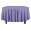 Crown Display Disposable Plastic Tablecloth 84 In Round- 12 Pack - 2 of 4