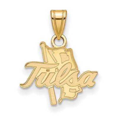 Black Bow Jewelry 10k Yellow Gold Tulsa Golden Hurricanes Ncaa Small ...