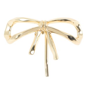 Unique Bargains Women's Hollow Bow Ponytail Buckle Hair Clip 1 Pc - 1 of 4