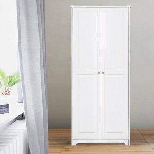 Karl Home 72in White Armoire - 1 of 4