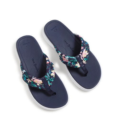 Vera Bradley Women's Vb Cloud Sandal Flamingo Garden : Target