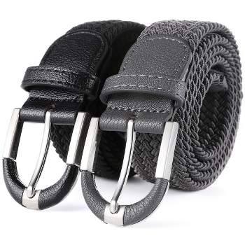 Mio Marino | Men's Hopsack Weave Elastic Belt