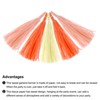Unique Bargains Garland DIY Decoration Tassel Garland Banner 30 Pcs - 4 of 4