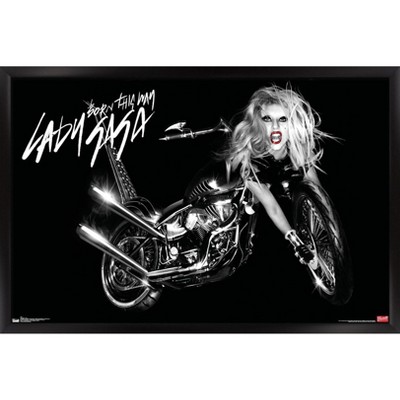 Trends International Lady Gaga - Cover Framed Wall Poster Prints