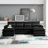NicBex Modern 110" Sectional Sofa Modular U Shaped Sofa Couch with Waist Pillows for Living Room Apartment - 3 of 4