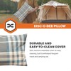 Disc-O-Bed Compact and Packable Travel Pillow with Washable Cover, Ultralight for Backpacking, Hiking, and Camping, Ocean Plaid - 4 of 4