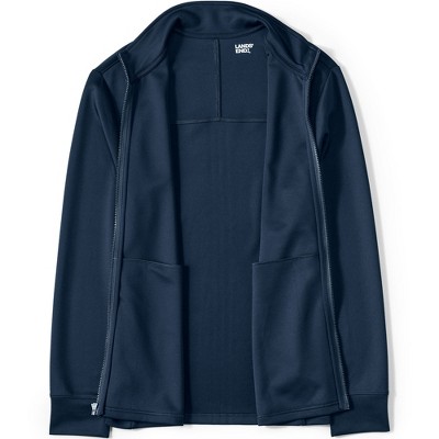Lands' End Men's Active Performance Full Zip Jacket - Large - Classic Navy — фото 3