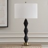 Uttermost Threefold Black Stone Table Lamp - 4 of 4