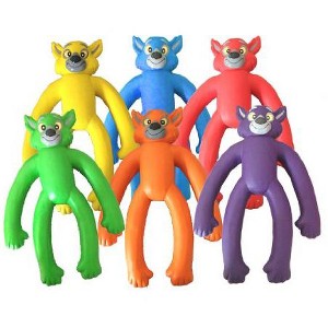 Multipet Maddie The Lemur Latex Covered Plush Filled Dog Toy, 10.5-Inch, Assorted - 1 of 1
