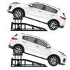 TROPOW 2 Pack Hydraulic Car and Truck Service Ramps,Adjustable Lift Height 9.8" to 16.21", ,Vehicle Auto Garage (5T) - 4 of 4