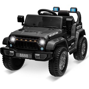 12V Kids Ride On Truck Car, Battery Powered Electric Toy with Remote Control, LED Lights, 3 Speeds, Music - 1 of 4