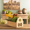 Wood Barn Caddy Tray 15"L - 2 of 2