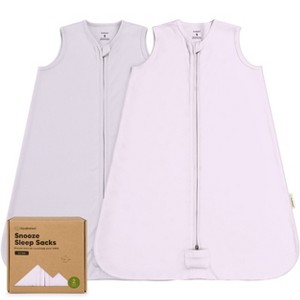 2-Pack Snooze Baby Sleep Sacks, Organic Cotton Wearable Blanket, Soft  Toddler Sleeping Bag, Smooth Zipper - 1 of 4
