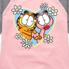 Girls' - Garfield - Arlene Heart Shirt Tail Raglan Graphic T-shirt - 2 of 4