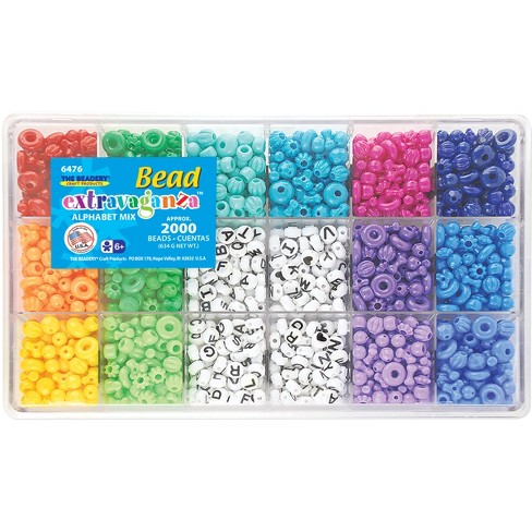 Beadery Bead Extravaganza Bead Box Kit, 22.4-Ounce, Alphabet