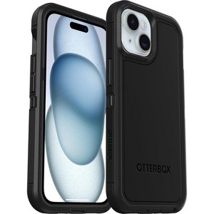 OtterBox DEFENDER SERIES XT case w/MagSafe for iPhone 15 - Black (77-92970) - 1 of 3