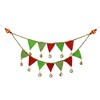 Ganz 10.5 Inch Merry & Bright Garland Christmas Garland , Banner Wool Flag (1PC) - 2 of 4