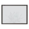 Kate and Laurel Blake Parrys Agave Framed Printed Glass by Emily Marie Watercolors, 18x24, Gray - 4 of 4
