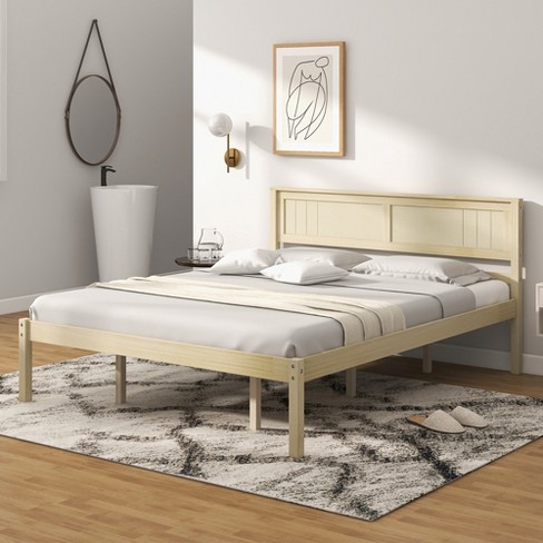 Queen platform cheap bed target