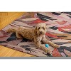 HomeStock Outdoor Washable Seagrove Orange & Cream 7' X 9', Machine Woven with Printed Designs, Coastal - 4 of 4