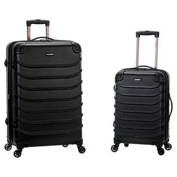 Rockland Pebble Beach 2pc Expandable ABS Hardside Carry On Spinner Luggage Set
