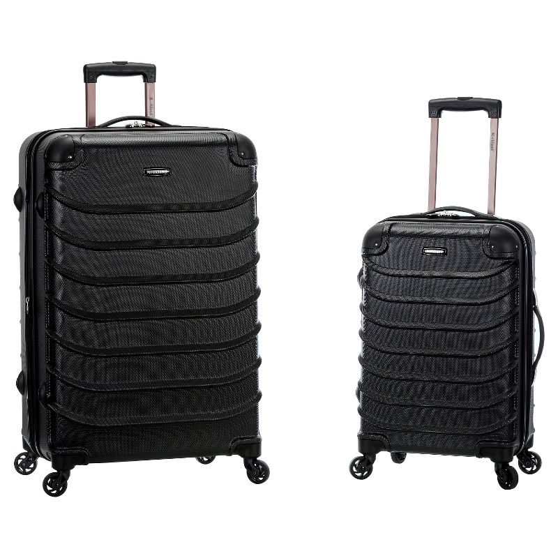 Rockland Pebble Beach 2pc Expandable ABS Hardside Carry On Spinner Luggage Set, 1 of 4