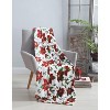 Kate Aurora Christmas Lux Poinsettia Ultra Plush Accent Throw Blanket - 50 in. W x 60 in. L - 2 of 4