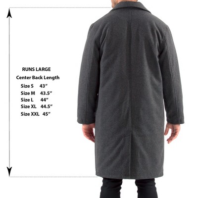 Мужские свитеры Alpine Swiss Zach Men’s Wool Blend Overcoat – Knee-Length Trench Coat, Runs Large for Layering Over Suits or Sweaters Gray 2XL — фото 6