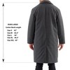 Alpine Swiss Zach Men’s Wool Blend Overcoat – Knee-Length Trench Coat, Runs Large for Layering Over Suits or Sweaters - 4 of 4