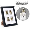 Americanflat 9x11 Picture Frame with Storage - Fits Four 2x3 Instant-Print Photos - Storage Frame Holds up to 100 Photos - Black - 2 of 4