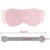 INSPIRE CHIC Women's Interlock 8-shaped Buckle Elastic Faux Leather Stretch Waist Belt 2 Pcs - 3 of 4
