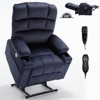 Grungis Chenille Lift Massage Chairs for Elderly,Cozy Recliner Chairs with Massage and Lumbar Heating for Living Room - 2 of 4