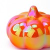 Short Ceramic Iridescent Pumpkins Orange - Bullseye's Playground™ - 3 of 3